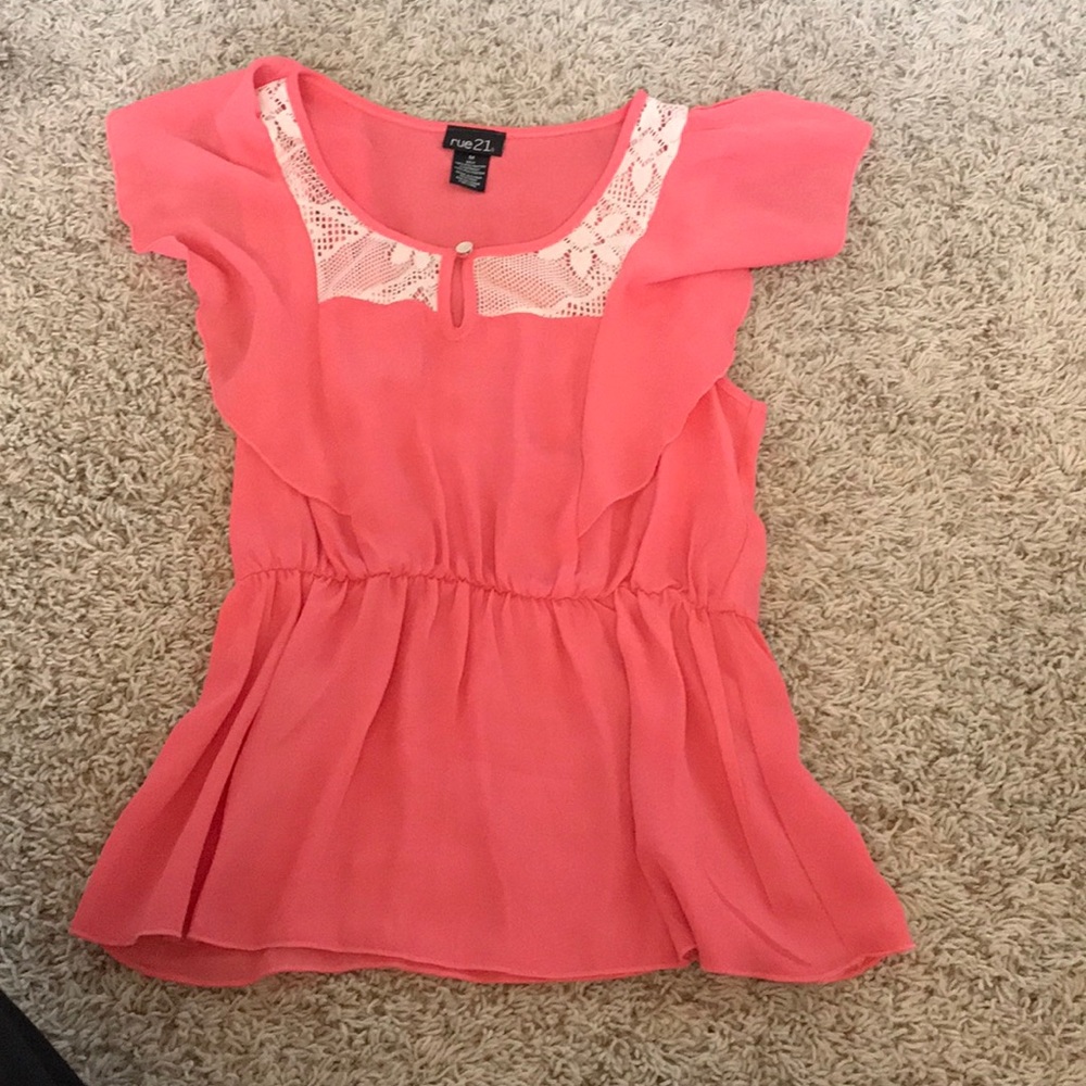 Pink Dress-Up Top